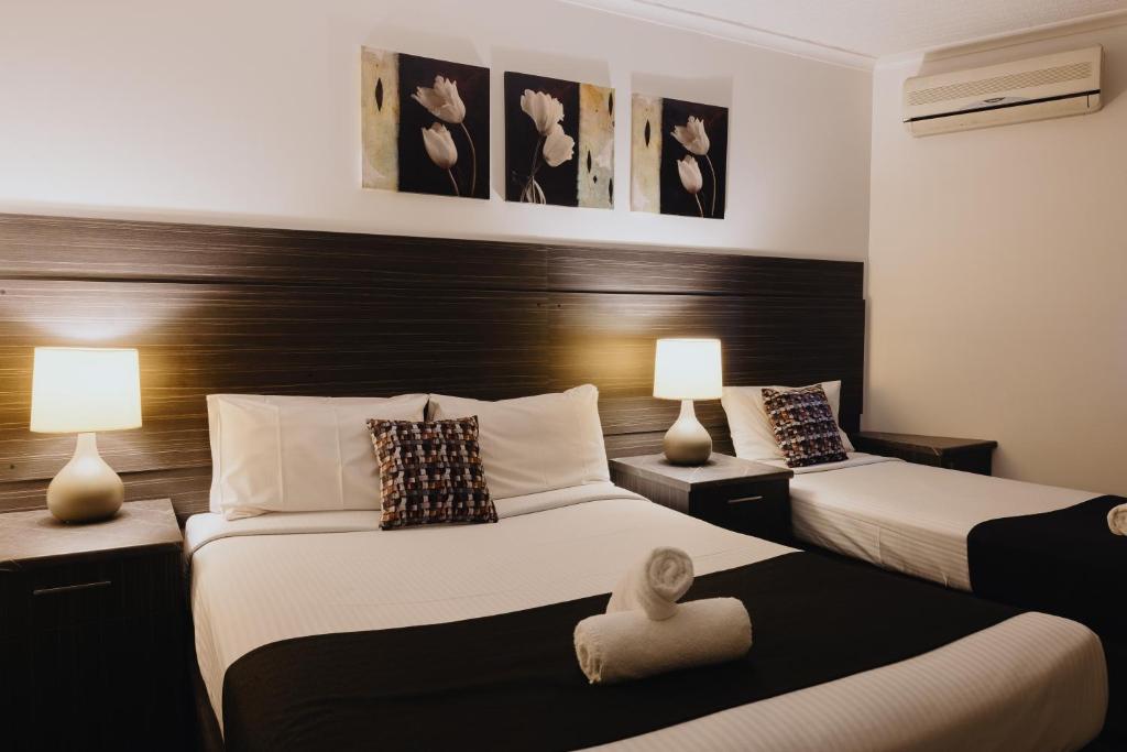 Postel nebo postele na pokoji v ubytování Comfort Inn Traralgon