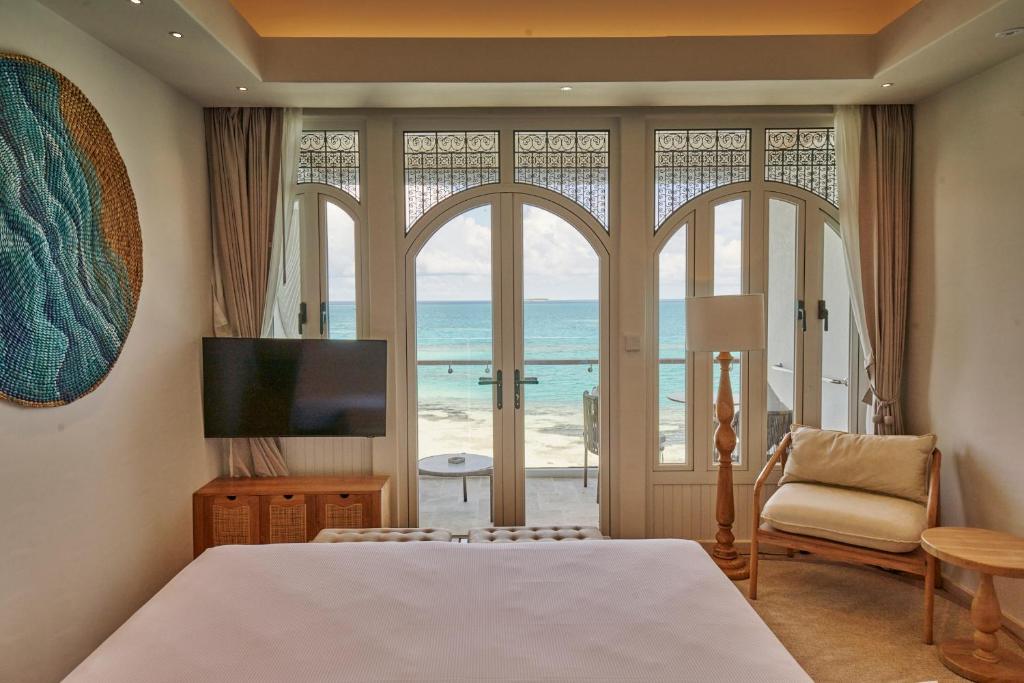 Stone Hotels Dhiffushi - Habitación Doble Con Balcón Y Vistas Al Mar