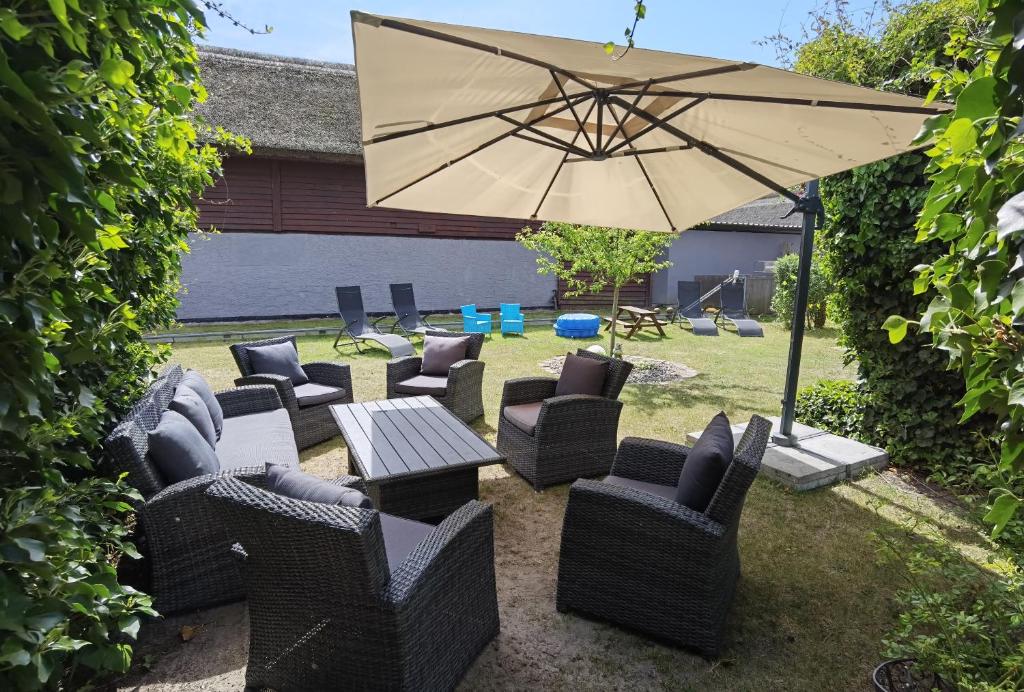 Zahrada ubytování Pension Boddenblick