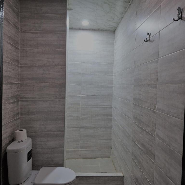 Koupelna v ubytování Hotel Georgian