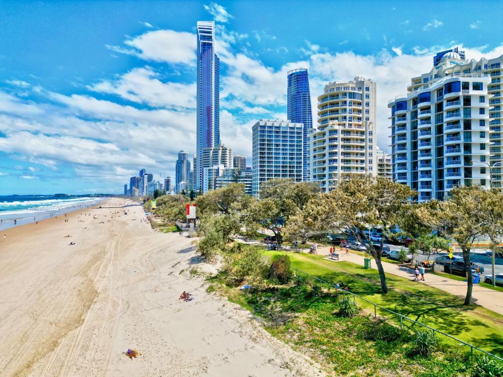 Olympus Beachfront Apartments - APPARTEMENT D'UNE COULE AVEC VUE OCERVIAL STAND