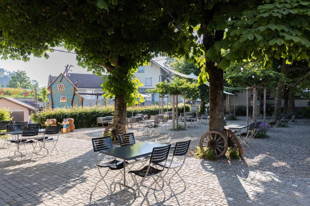 Zahrada ubytování KALCHOFEN Restaurant Hotel Eventhouse