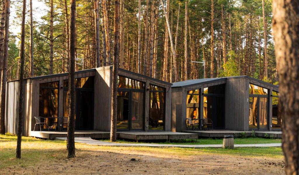 Casa aolítica oliticólica en medio de un bosque en Sosnovel, en Voropayev