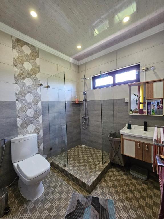 Koupelna v ubytování Villa Aahana - Flic en Flac