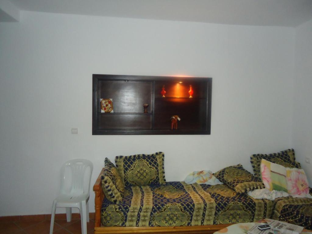 Posezení v ubytování Appartement CORNICHE vue sur MER