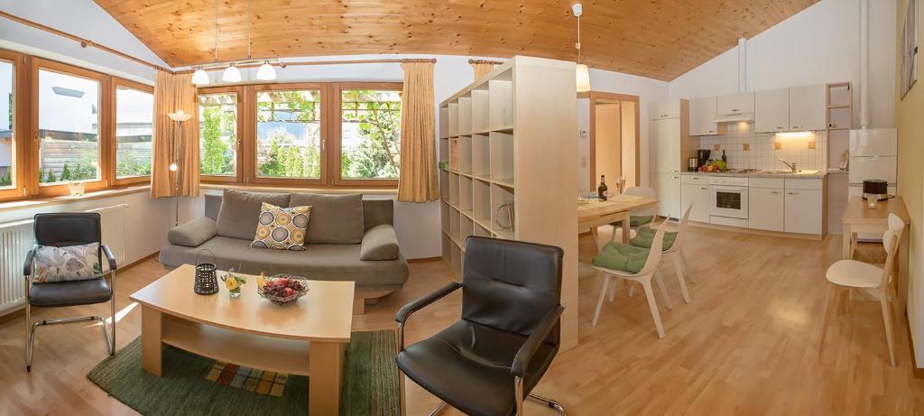 Posezení v ubytování Apparthaus & Chalets Hofer