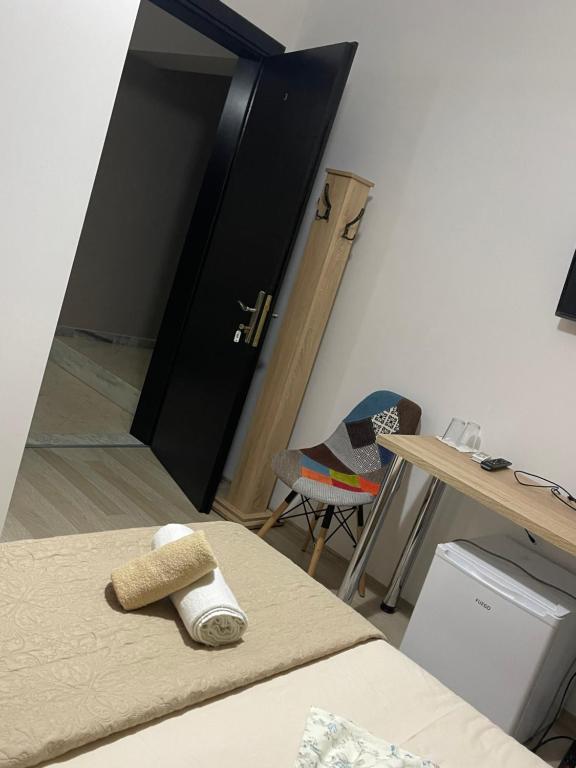 Kuchyň nebo kuchyňský kout v ubytování Ora Apartament