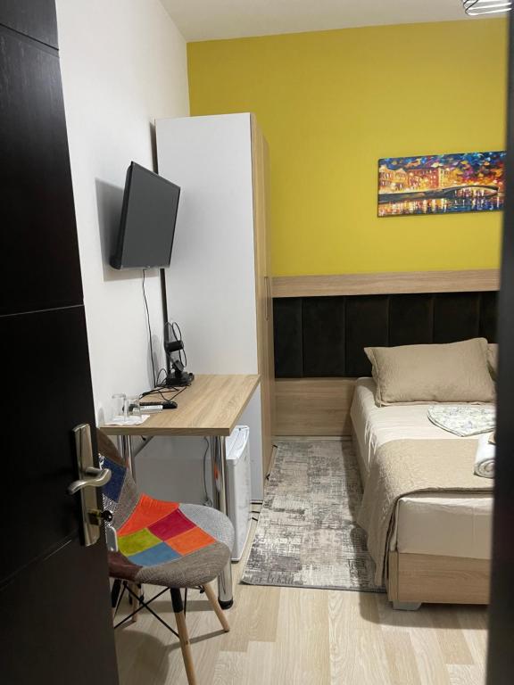 Postel nebo postele na pokoji v ubytování Ora Apartament