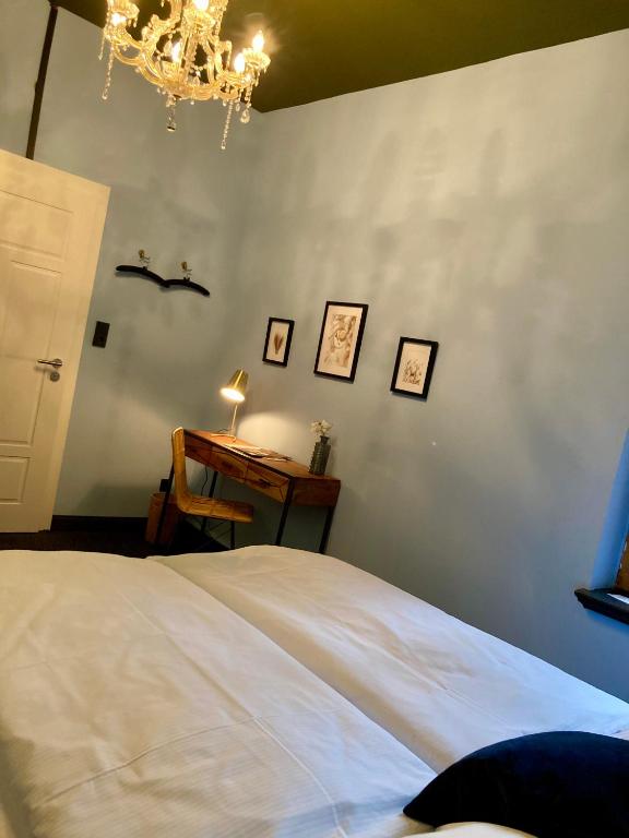 Postel nebo postele na pokoji v ubytování Agli Hotel
