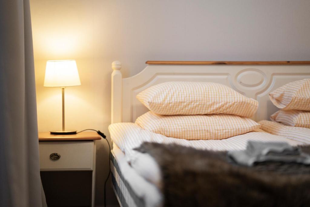 Postel nebo postele na pokoji v ubytování Bed & Breakfast Willa Armas