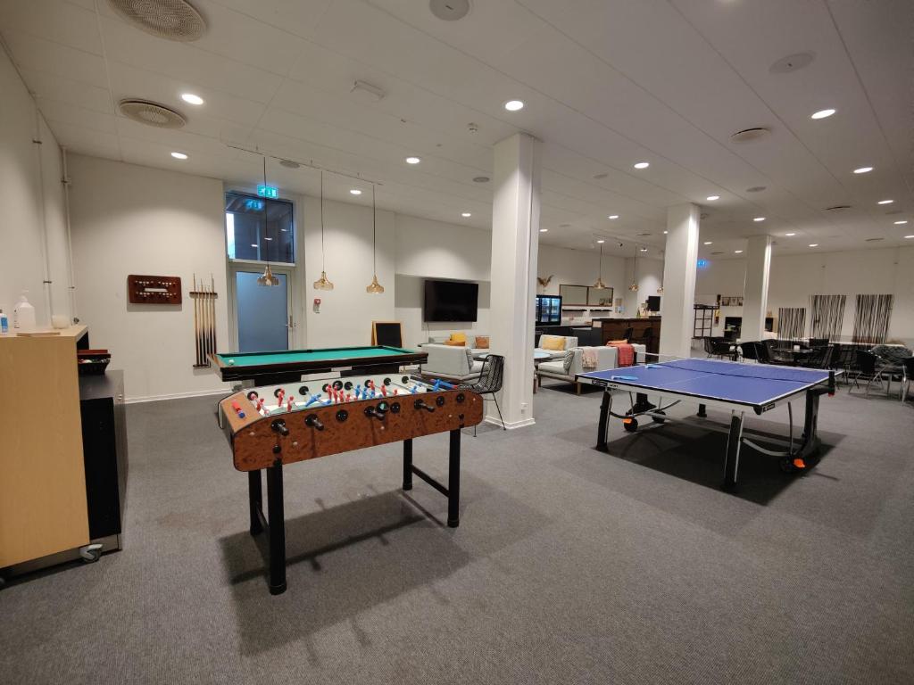 Herní místnost v ubytování Storebælt Sinatur Hotel & Konference