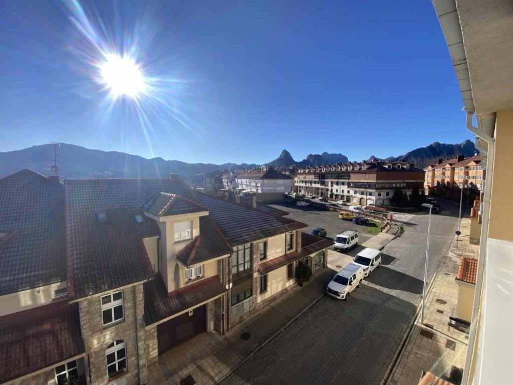 Nespecifikovaný výhled na hory nebo výhled na hory při pohledu z apartmánu