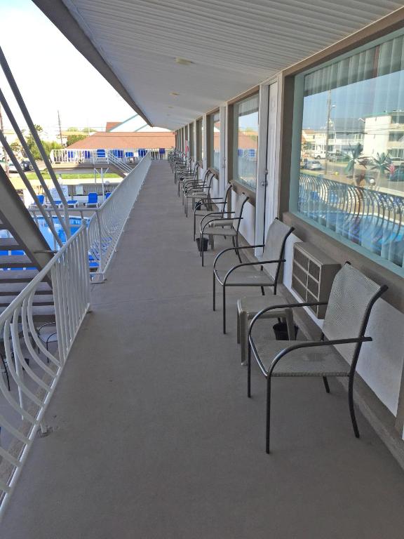 Balkón nebo terasa v ubytování Pyramid Resort Motel