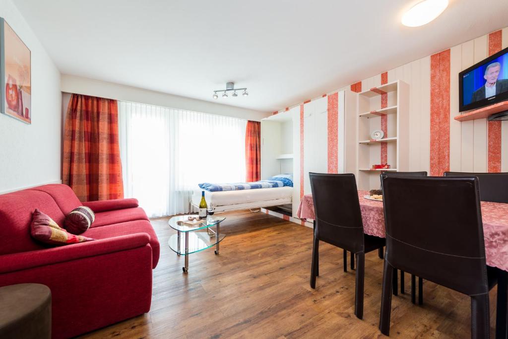 Posezení v ubytování Haus Aristella