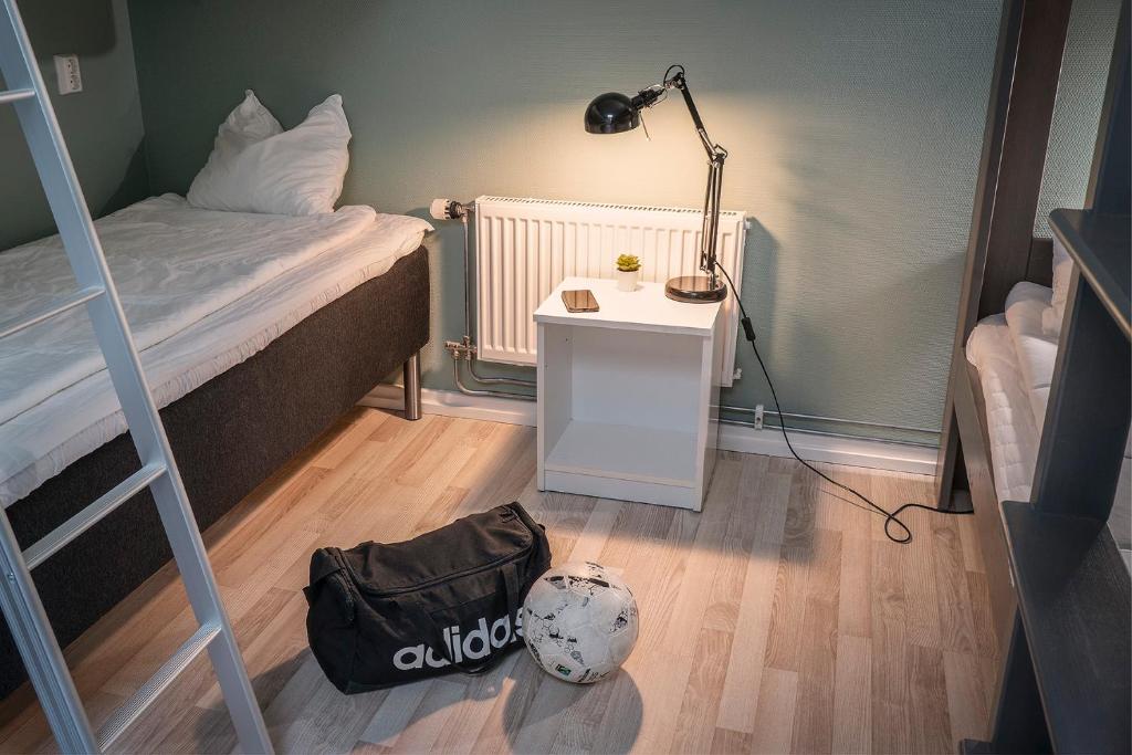 Postel nebo postele na pokoji v ubytování Göteborg Hostel