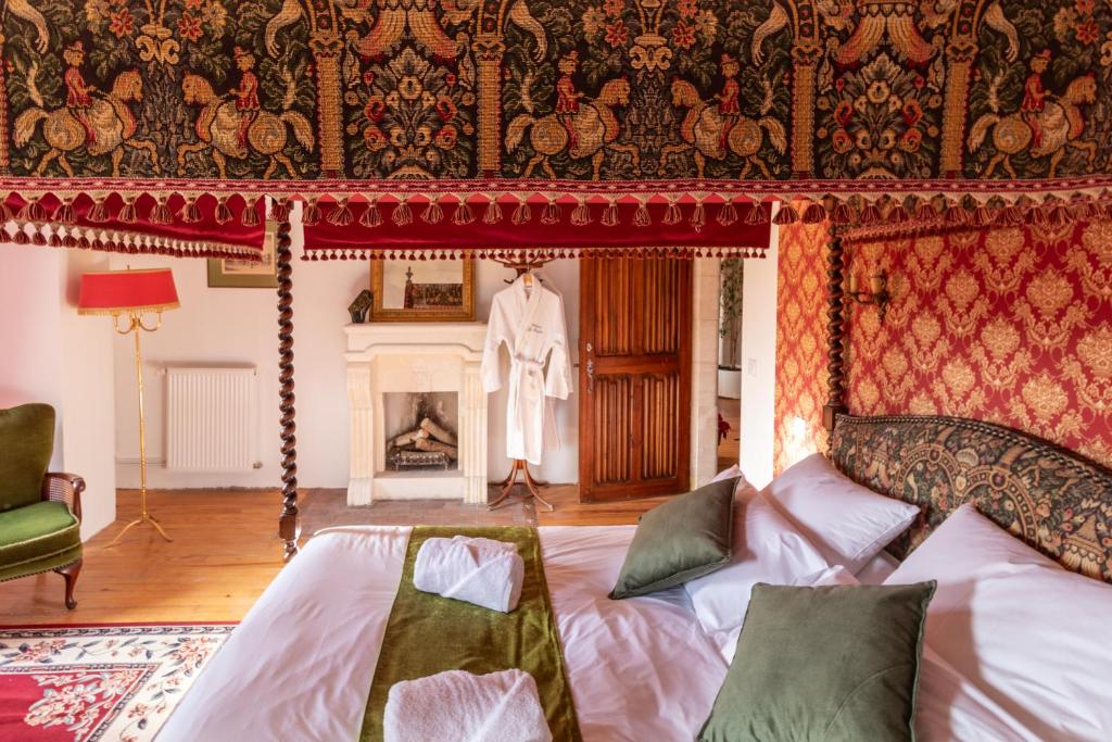 Château le Beylon - Chambres d'hôtes - Camera King Con Vista In Montagna