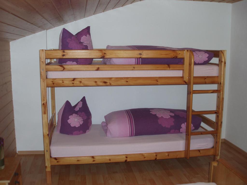 Posteľ alebo postele v izbe v ubytovaní Ferienwohnung Nancy
