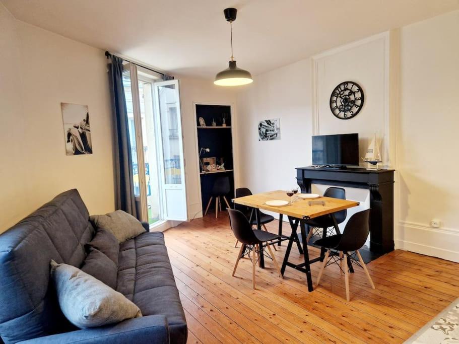 Posezení v ubytování Le Flambart