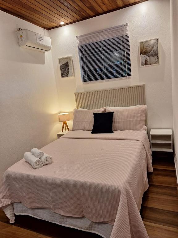 Postel nebo postele na pokoji v ubytování Pousada Schueng