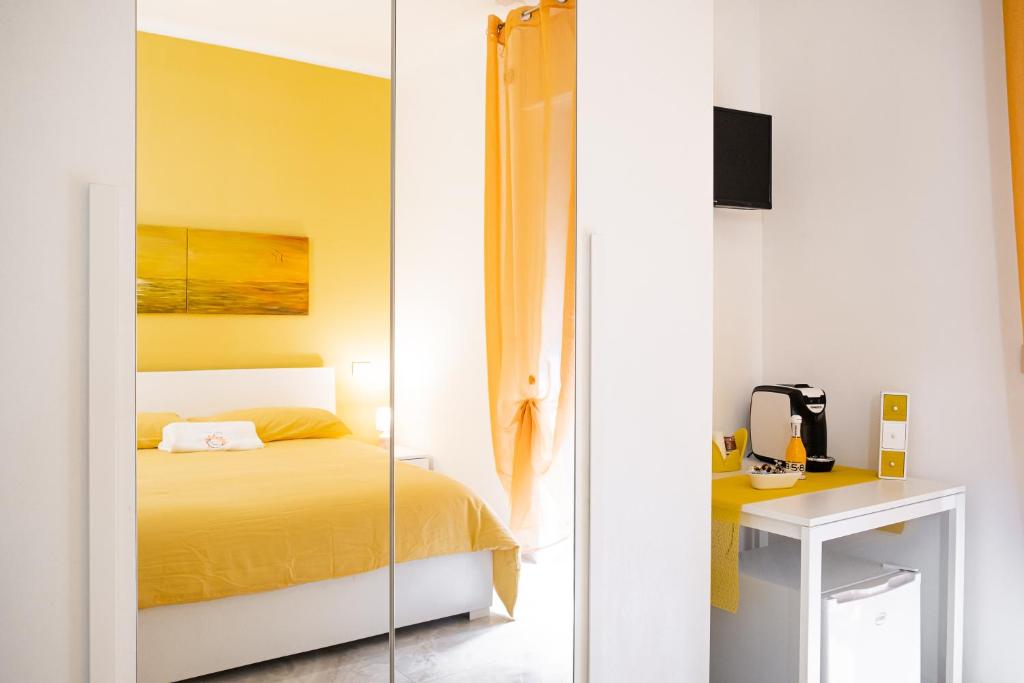 Postel nebo postele na pokoji v ubytování SUN & MOON B&B