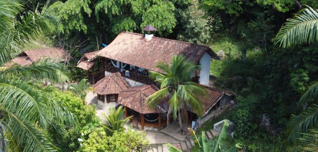 Zahrada ubytování Bed&Breakfast em Paraiso Sitio Alambique, Morro de Sao Paulo