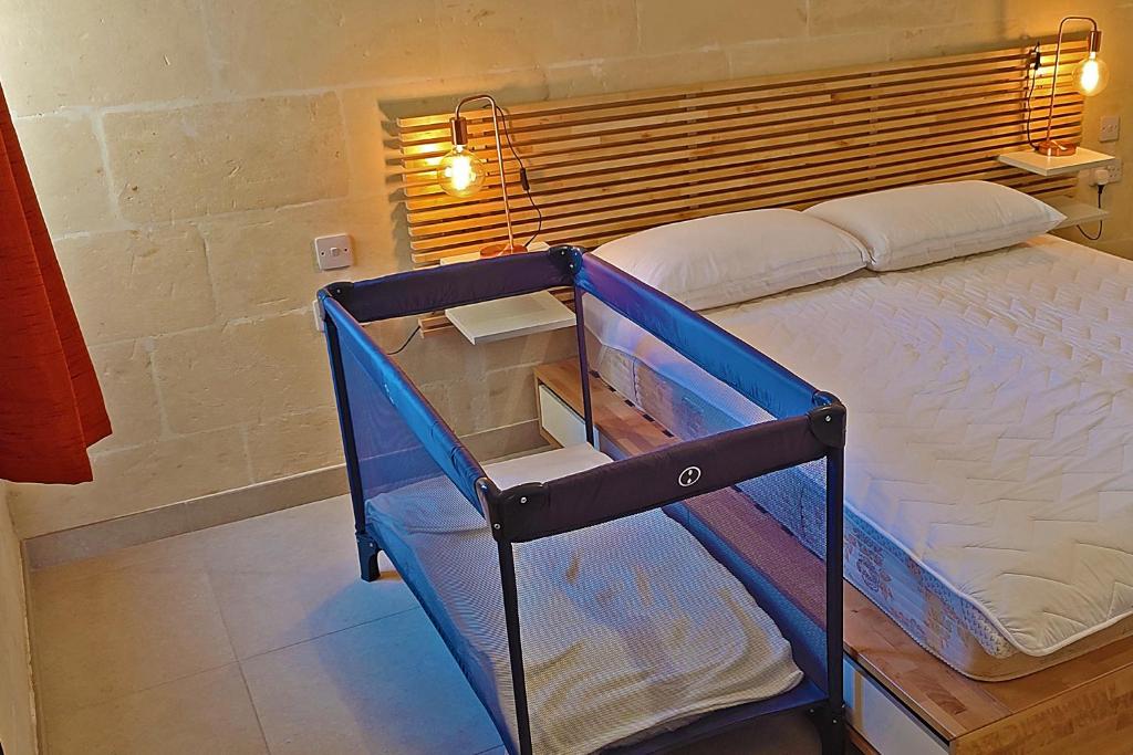 Postel nebo postele na pokoji v ubytování Unique New Apartment - Victoria - Gozo