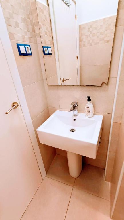 Koupelna v ubytování Hostal Estudios