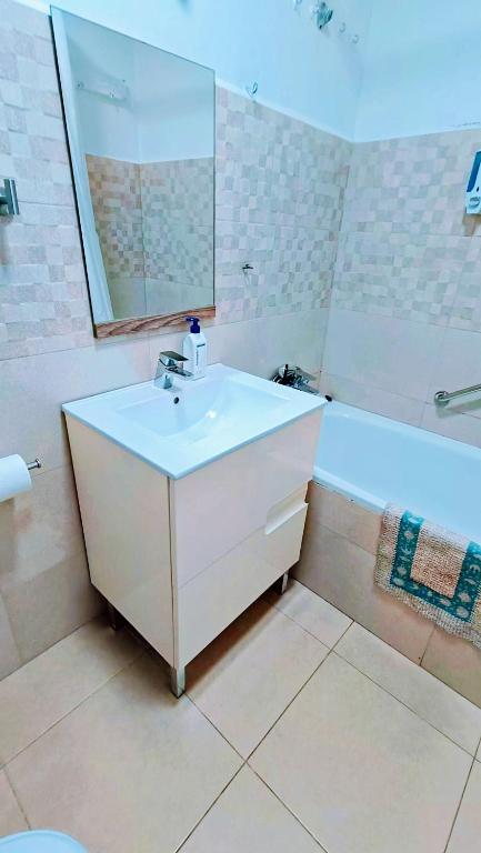 Koupelna v ubytování Hostal Estudios