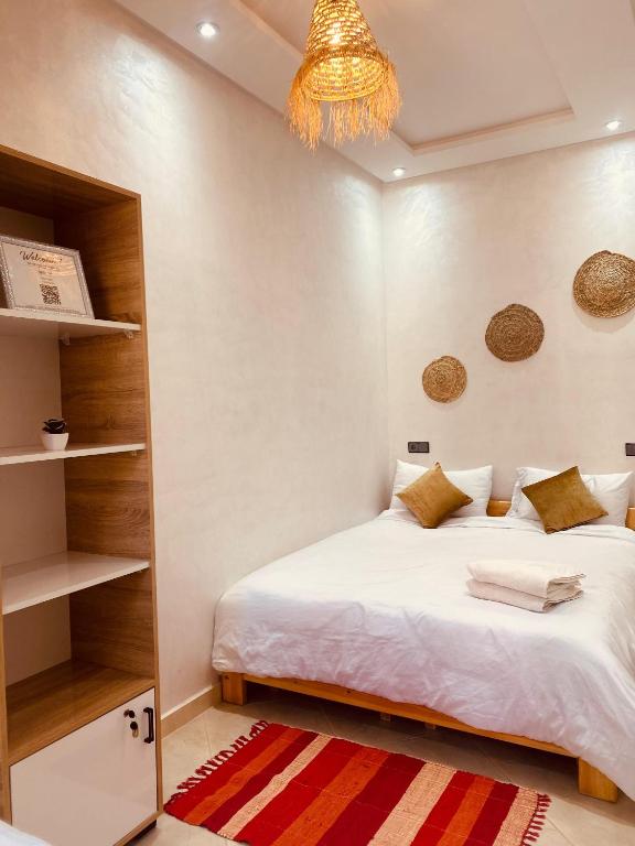 Postel nebo postele na pokoji v ubytování WOW beach house