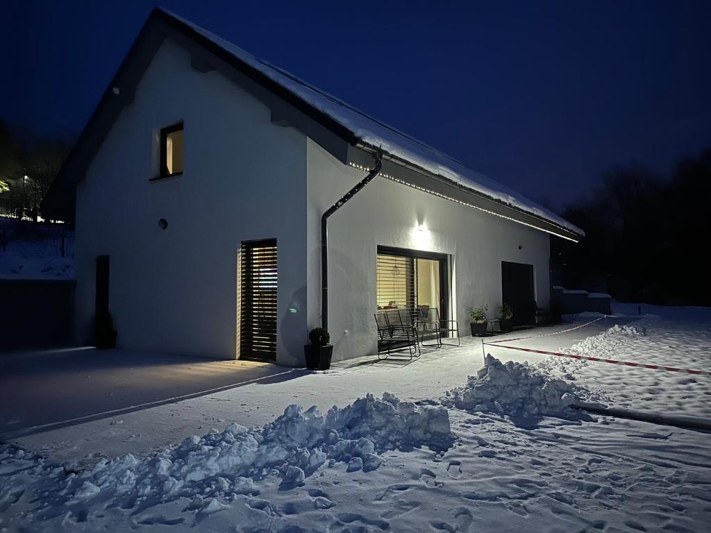 Apartmány Jakubov v zimě