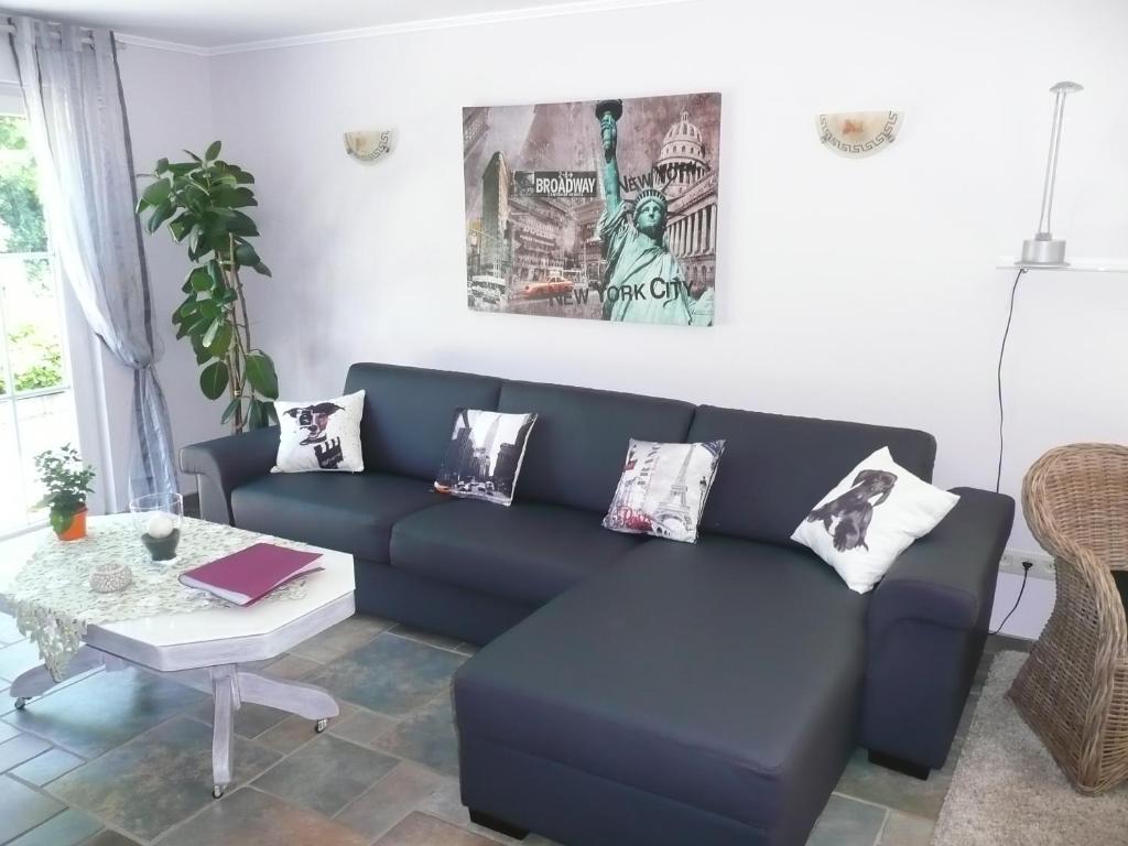 Posezení v ubytování Ferienwohnung "Sweet Home"