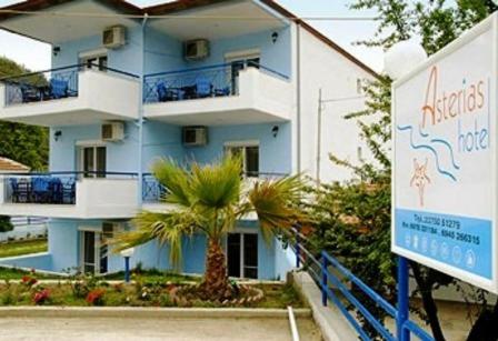 Budova, kde se aparthotel nachází
