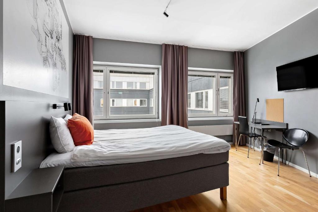 Postel nebo postele na pokoji v ubytování Aiden by Best Western Stockholm Kista
