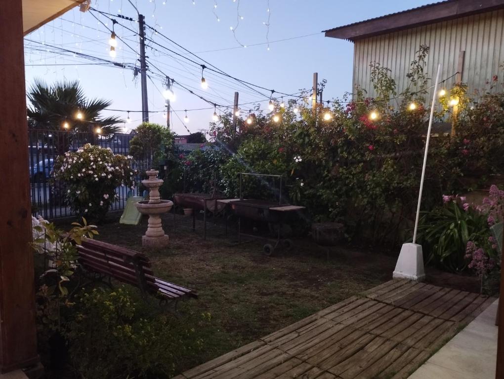 Zahrada ubytování HOSTAL LA MODERNA