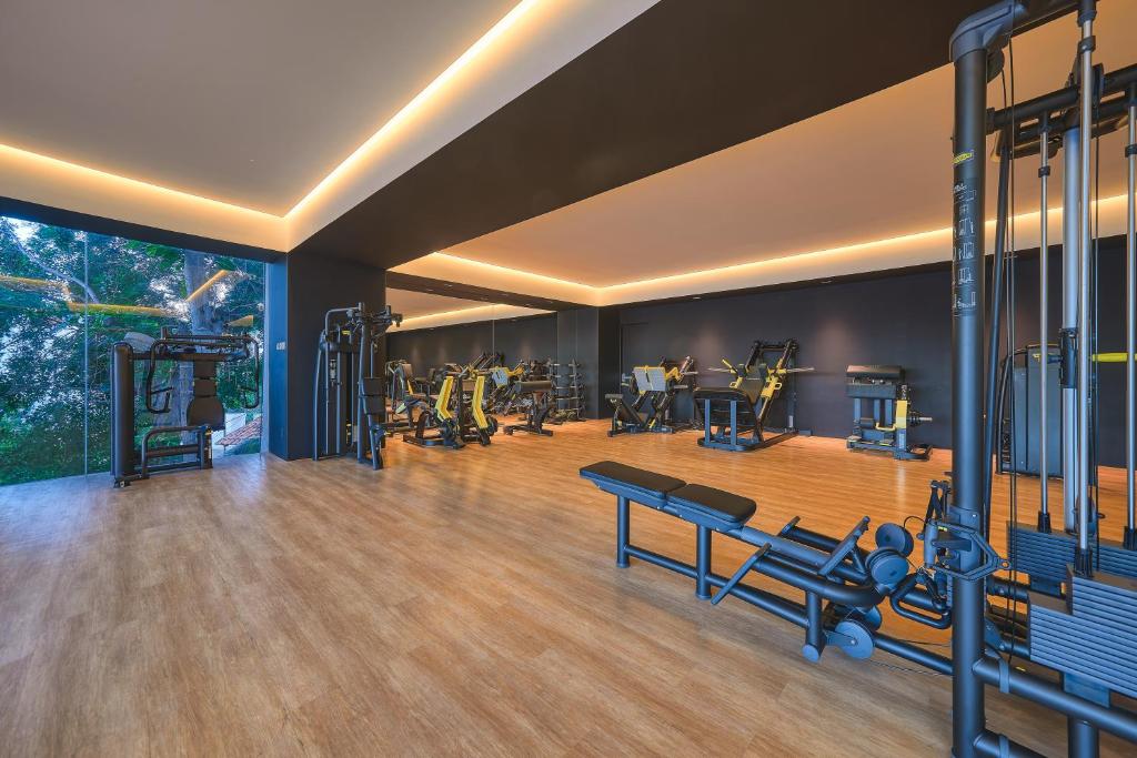 Fitness centrum a/nebo fitness zařízení v ubytování Maxwell Collection Romantic Zone