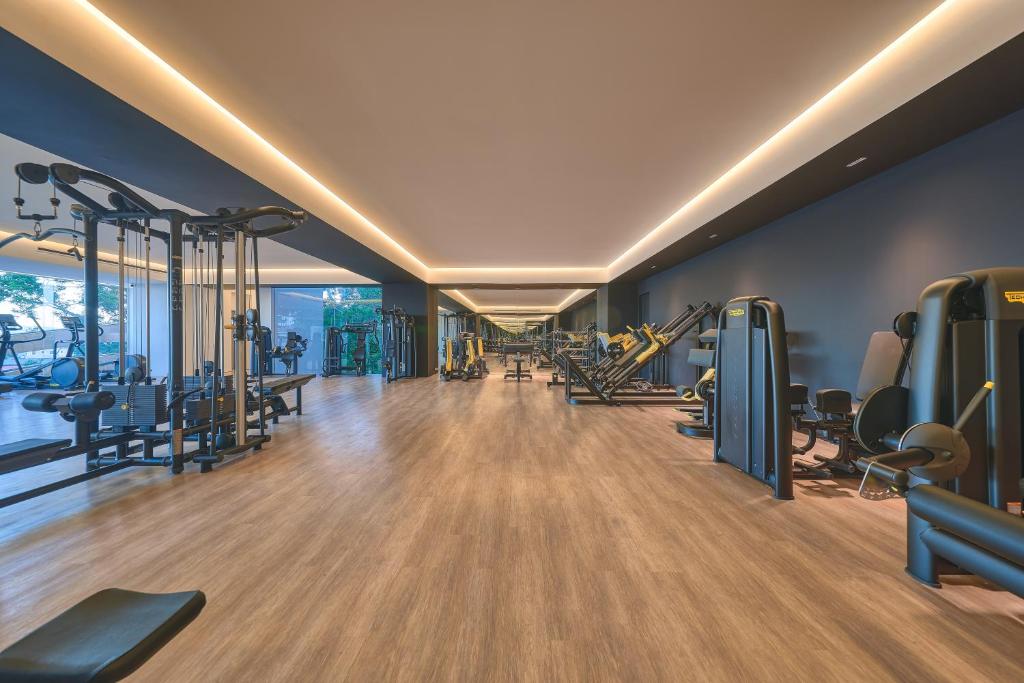 Fitness centrum a/nebo fitness zařízení v ubytování Maxwell Collection Romantic Zone