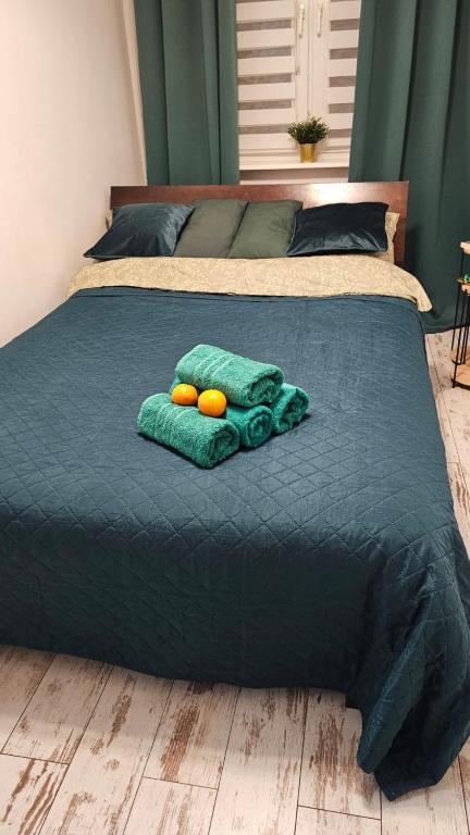 Posteľ alebo postele v izbe v ubytovaní Apartament Zielona Przystań Gdańsk