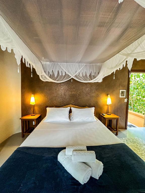 Pousada Santo Mar - Deluxe Doppelzimmer Mit Seiten Meerblick
