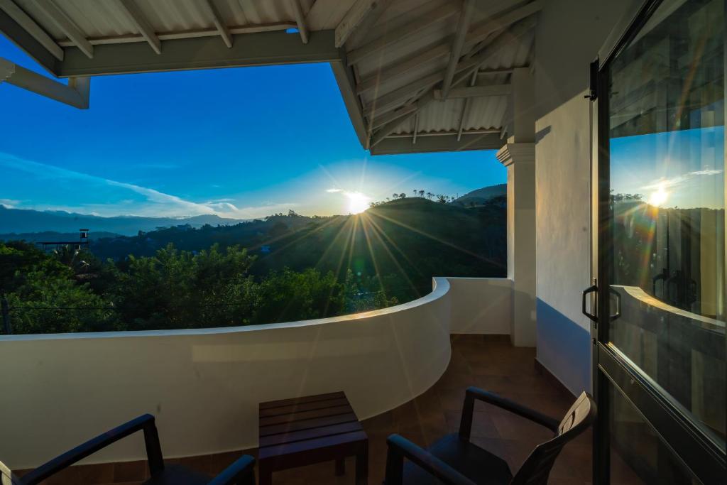 Nespecifikovaný výhled na hory nebo výhled na hory při pohledu z bed and breakfast