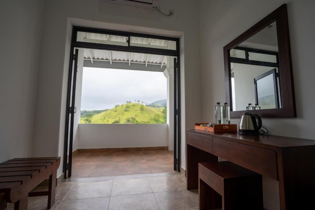 Nespecifikovaný výhled na hory nebo výhled na hory při pohledu z bed and breakfast
