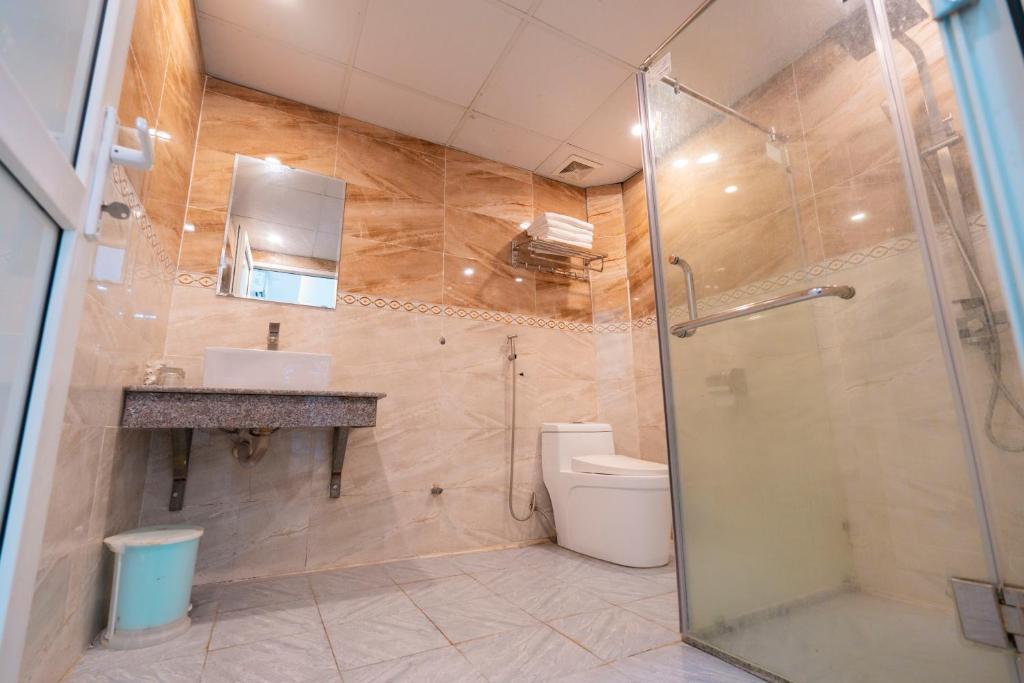 Koupelna v ubytování Biển Đông COMPLEX