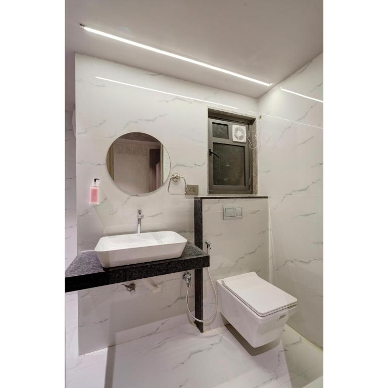 Koupelna v ubytování Hotel Sparsh Divine
