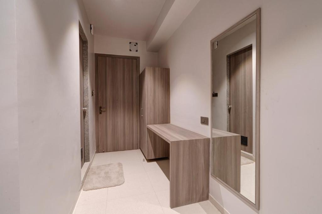 Koupelna v ubytování Hotel Sparsh Divine