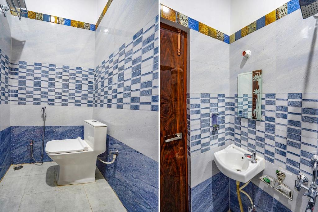 Koupelna v ubytování FabHotel Siddhant