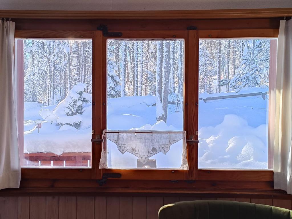 Chalet M v zimě