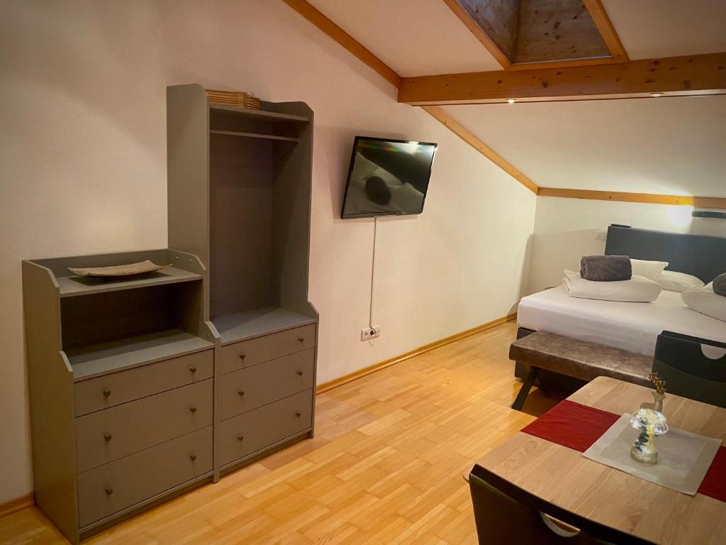 Posteľ alebo postele v izbe v ubytovaní Apartment Schmitten 67