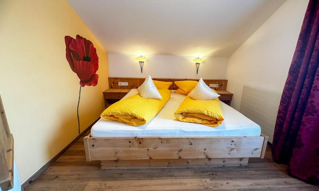 Postel nebo postele na pokoji v ubytování Alte Schmiede