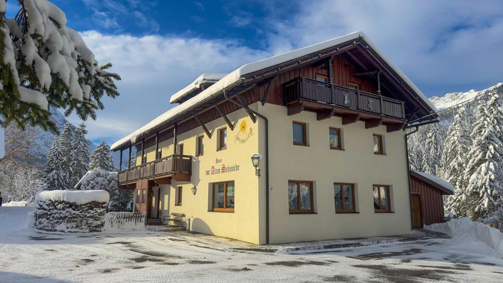 Alte Schmiede v zimě