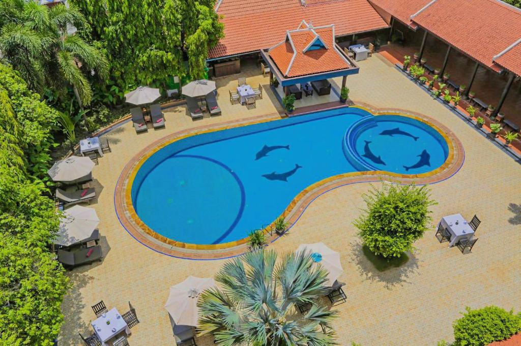 Bazén v ubytování Lucky Angkor Hotel & Spa nebo v jeho okolí