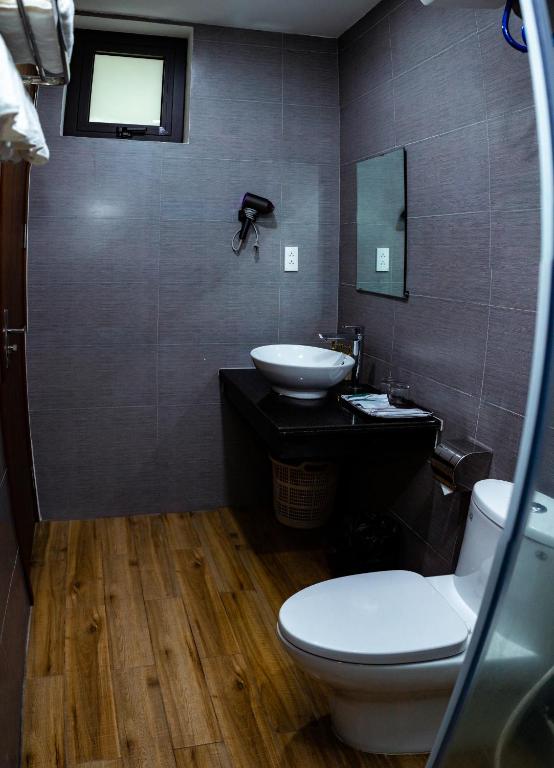 Koupelna v ubytování Big Hotel Lào Cai